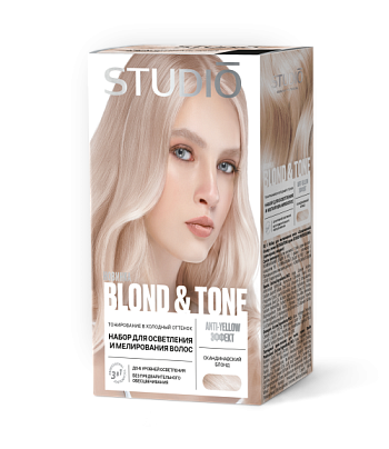 Набор для мелирования волос Скандинавский блонд линии BLOND&TONE